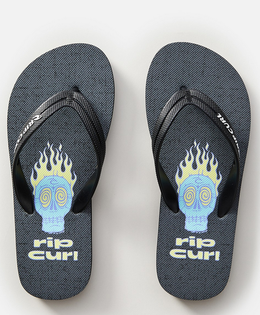Rip Curl Flamming Skull Open Toe Boys