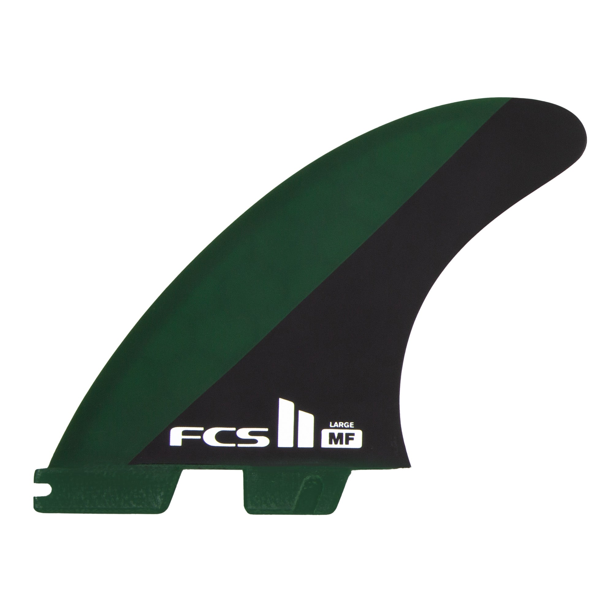 FCS II MF PC Black/Olive Large Tri Retail Fins