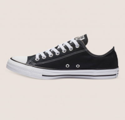 Chuck taylor all star classic colour low top black sales