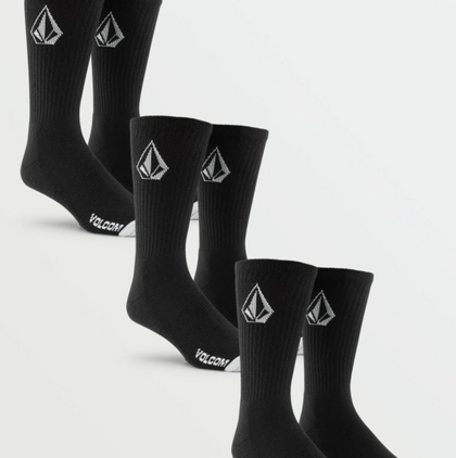 Volcom Full Stone Crew Sock 3 Pack