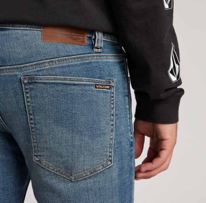 Volcom 2X4 Tapered Skinny Fit Jeans