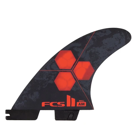 FCS II AM PC Small Red Tri Retail Fins