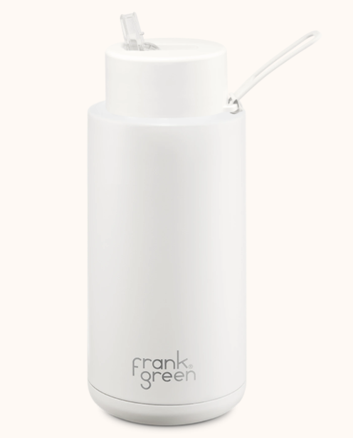 Frank Green 1L Ceramic Reusable Bottle - Cloud