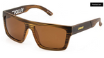 Volley Polarized Matt Brown Streak Frame Sunglasses