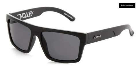 Volley Polarized Matt Black Frame Sunglasses