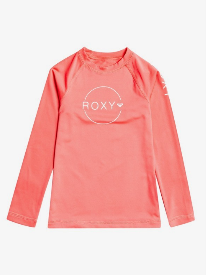 Roxy Girls 2-7 Beach Classics Long Sleeve UPF 50 Rash Vest - Roxy