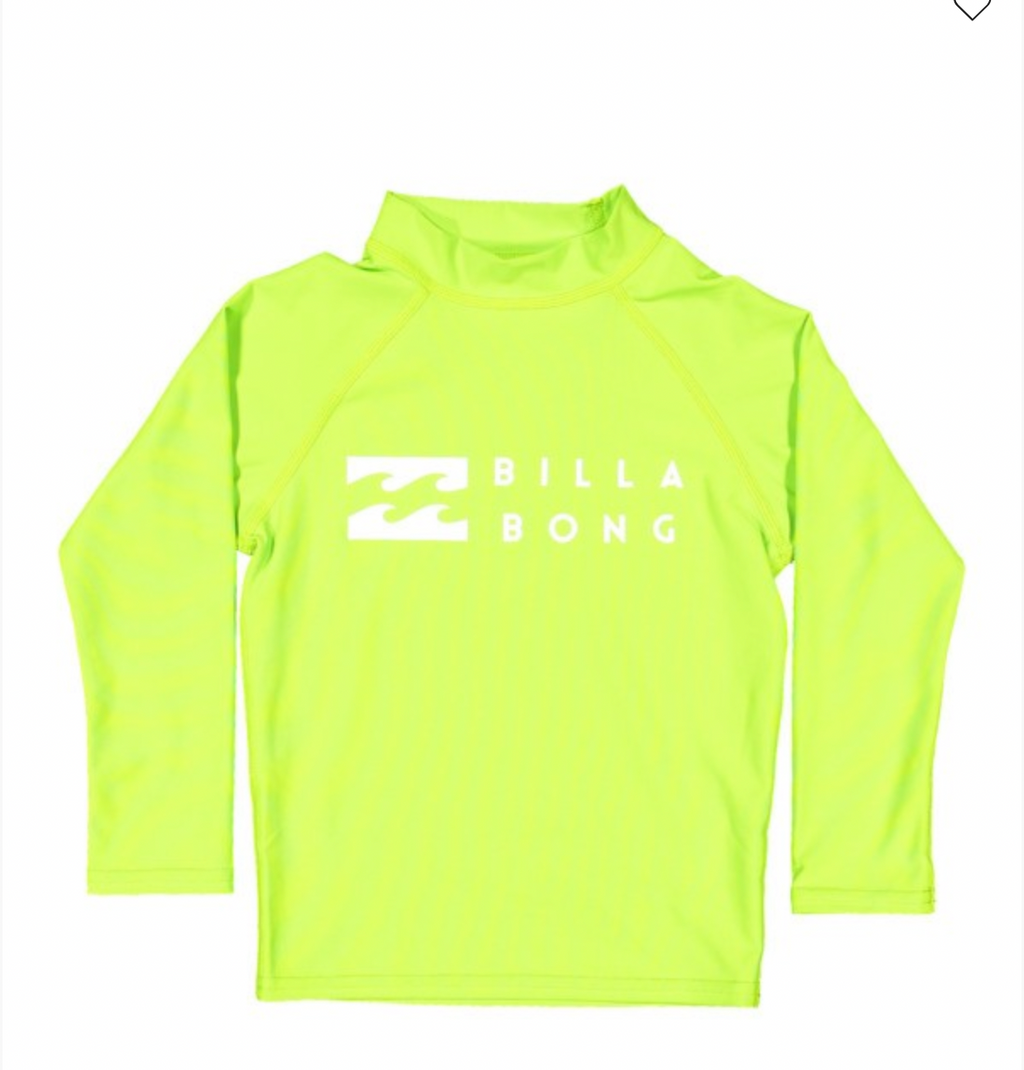 Billabong Groms Union Relaxed Fit Rash Vest Boys 0-7