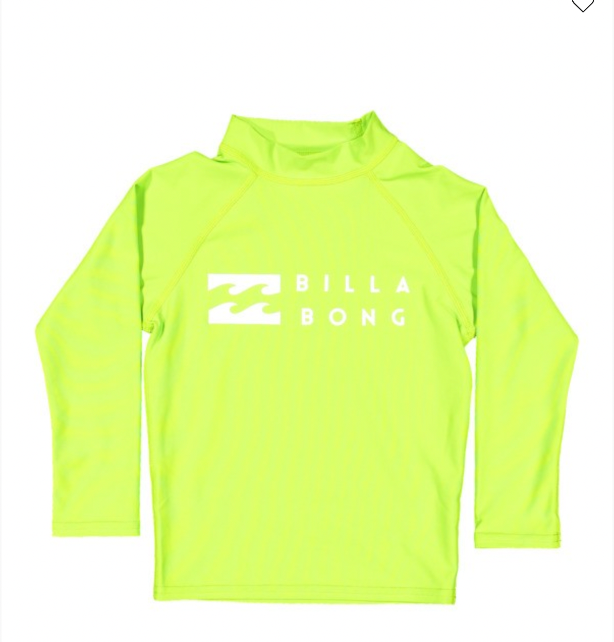 Billabong Groms Union Relaxed Fit Rash Vest Boys 0-7