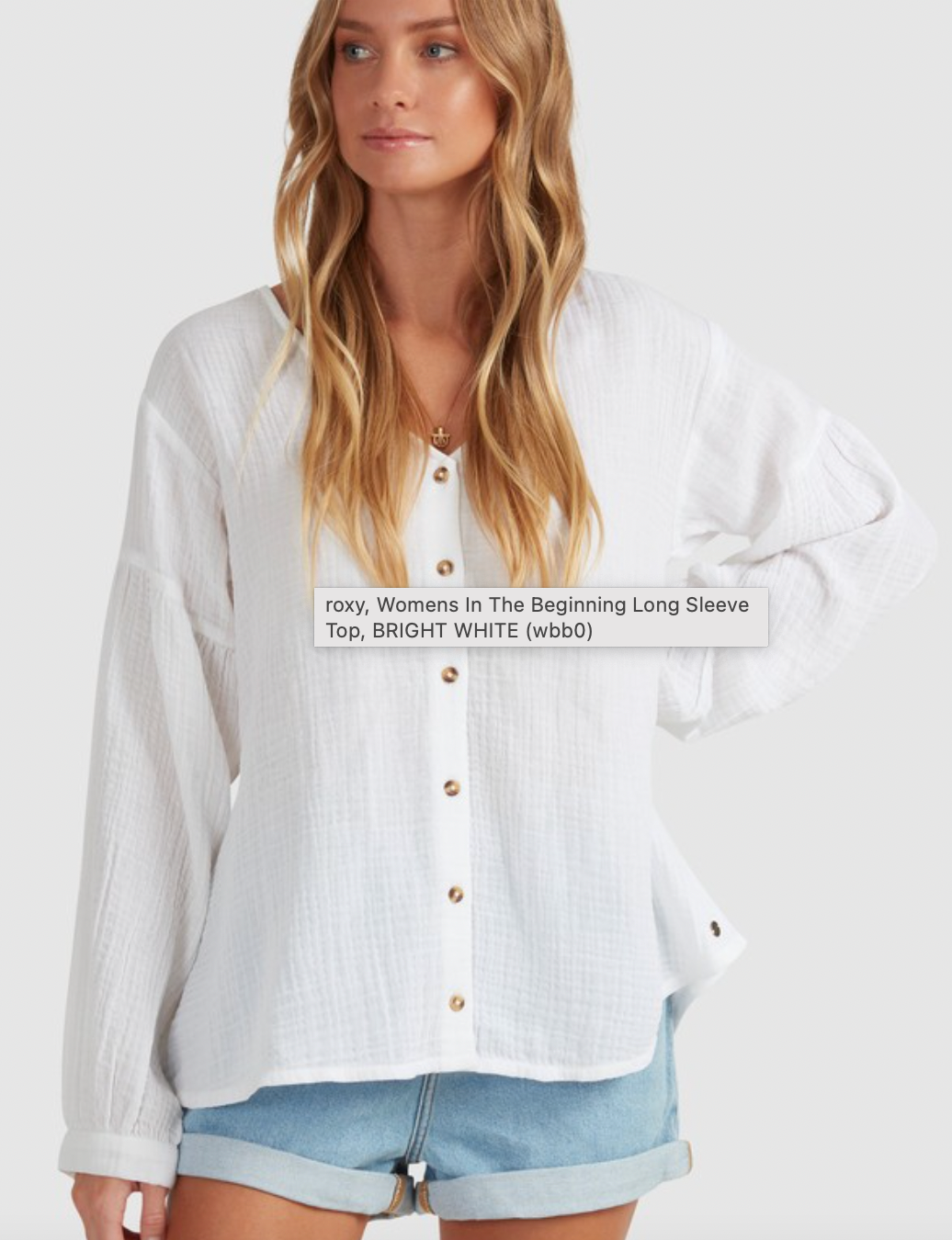 In The Beginning Long Sleeve Top