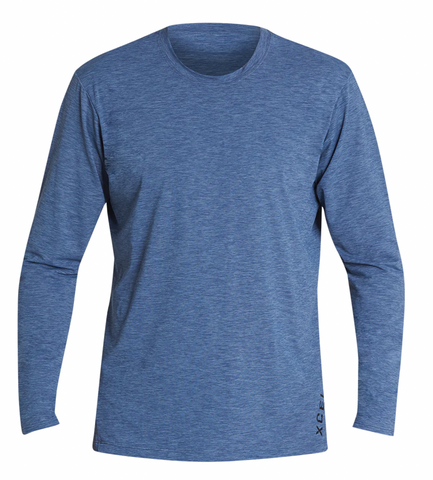 Heathered Ventx Solid Long Sleeve UV SP22