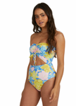 Cosmic Summer Bandeau One Piece