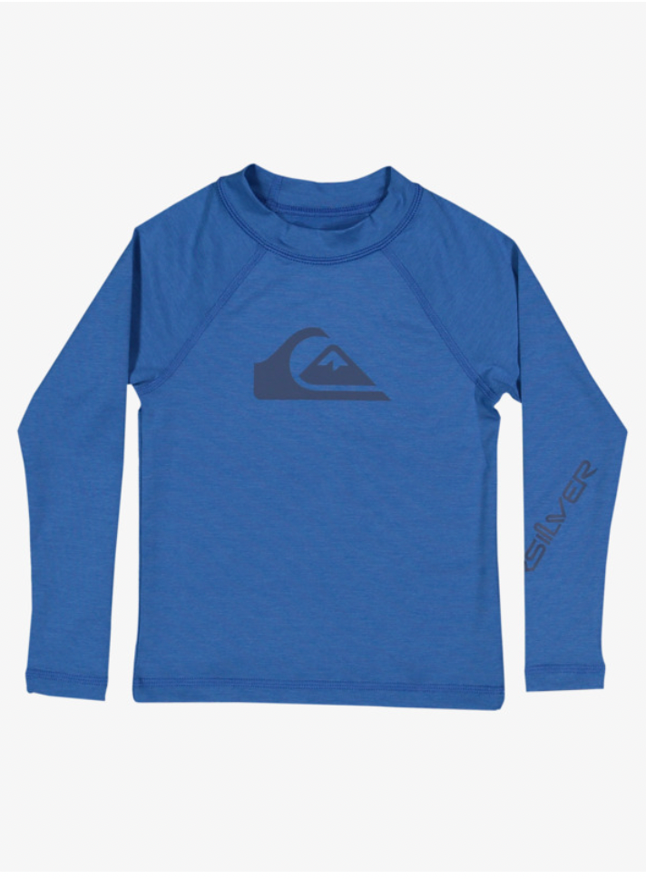 Quiksilver All Time Long Sleeve UPF 50 Rash Vest Boys 2-7