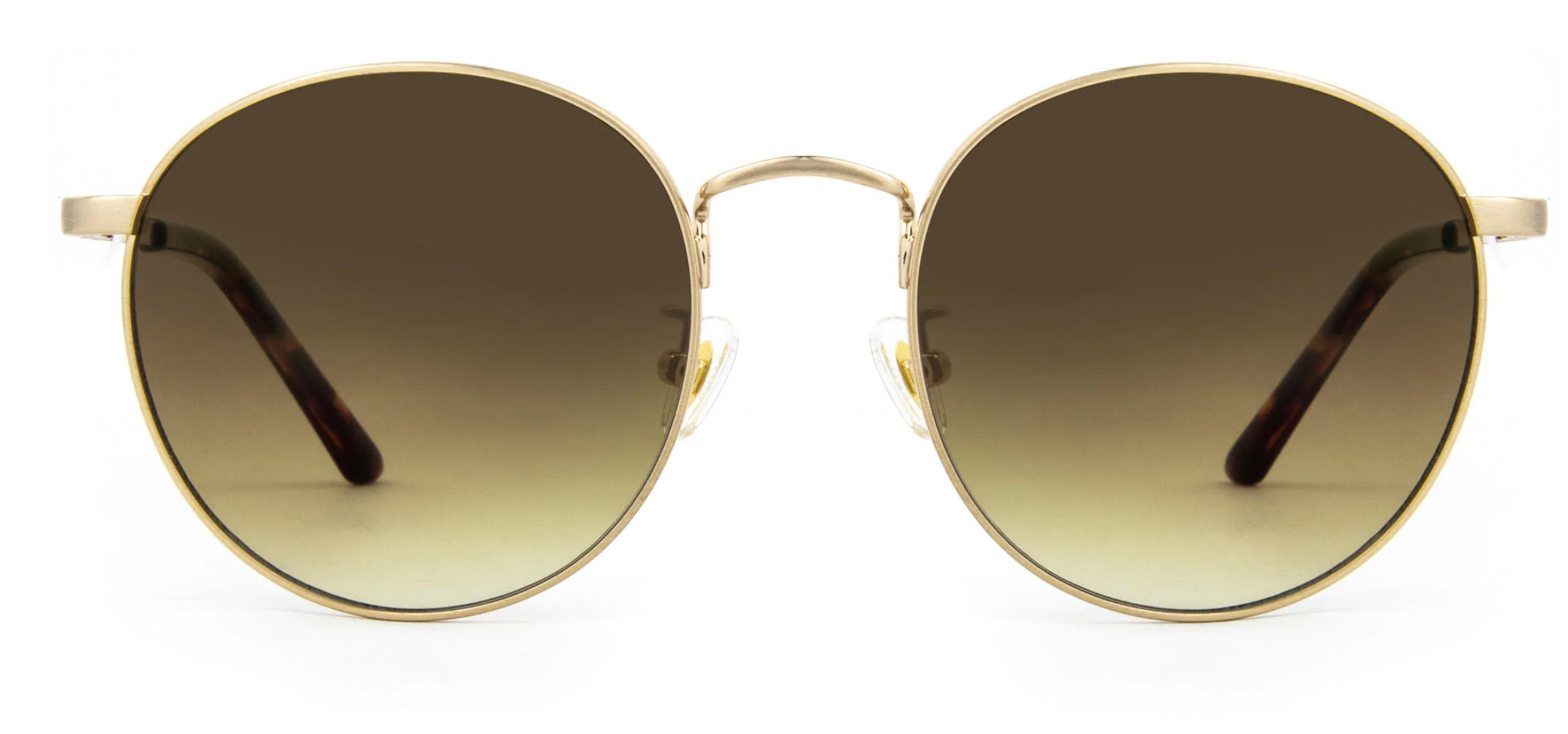Carve Heidi Brushed Gold Metal Brown Polar