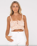 Flower Garden Reversible Crop Top