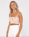 Flower Garden Reversible Crop Top