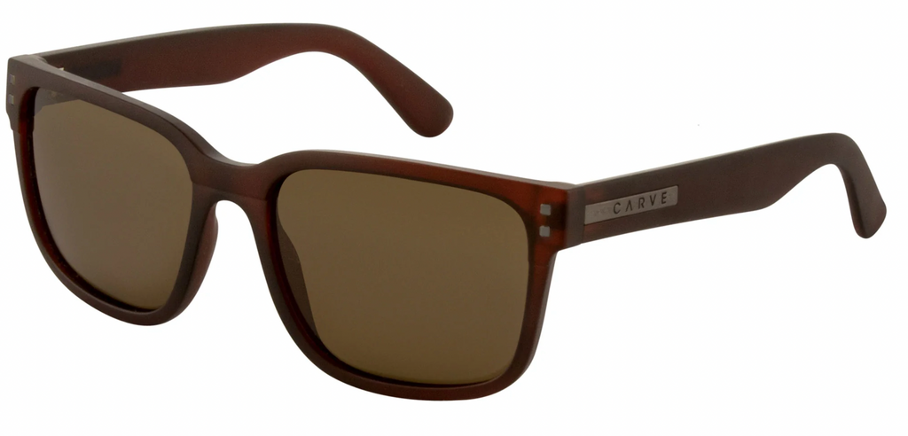 Carve Rivals XL Matt Translucent Brown Brown Polarized Lens
