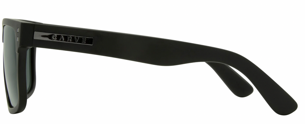 Carve Rivals XL Matt Black Grey Polarized Lens