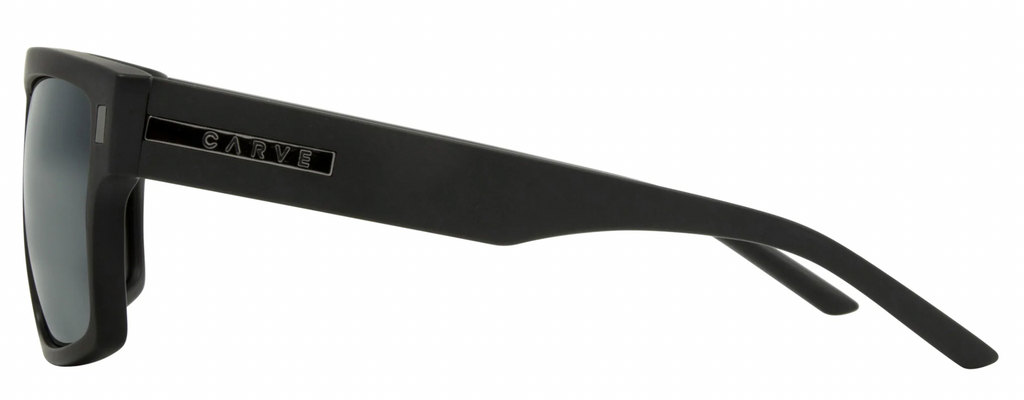 Carve Wavey XL Matt Black Grey Polarized Lens