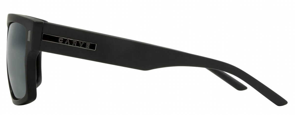 Carve Wavey XL Matt Black Grey Polarized Lens
