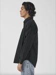 Moor Cord Long Sleeve Shirt - Black