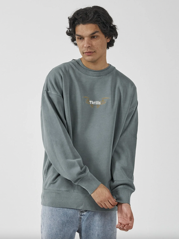 Thrills Golden Wings Slouch Crew Neck Fleece