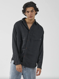 Thrills Hemp Minimal Thrills Oversize Long Sleeve Shirt - Black